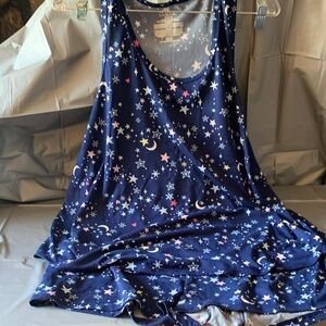 Women's Navy Star & Moon Sleep Tank - Nightwear by JoySpun